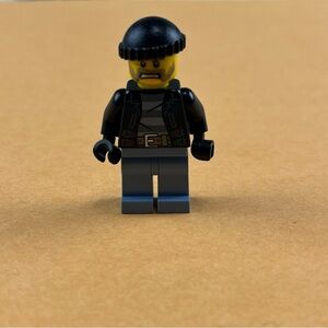 LEGO City Police Prisoner Minifigure Bandit Burglar Beanie 2”
